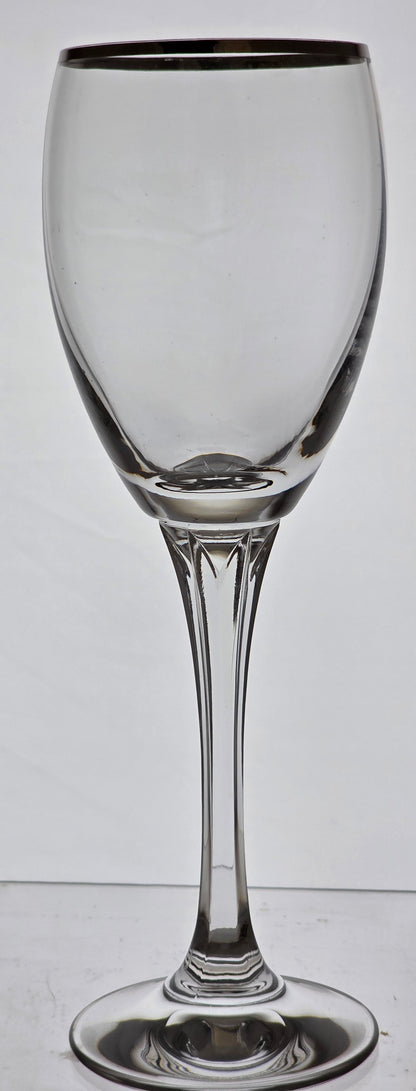 Gorham Crystal Andante tall Platinum wine