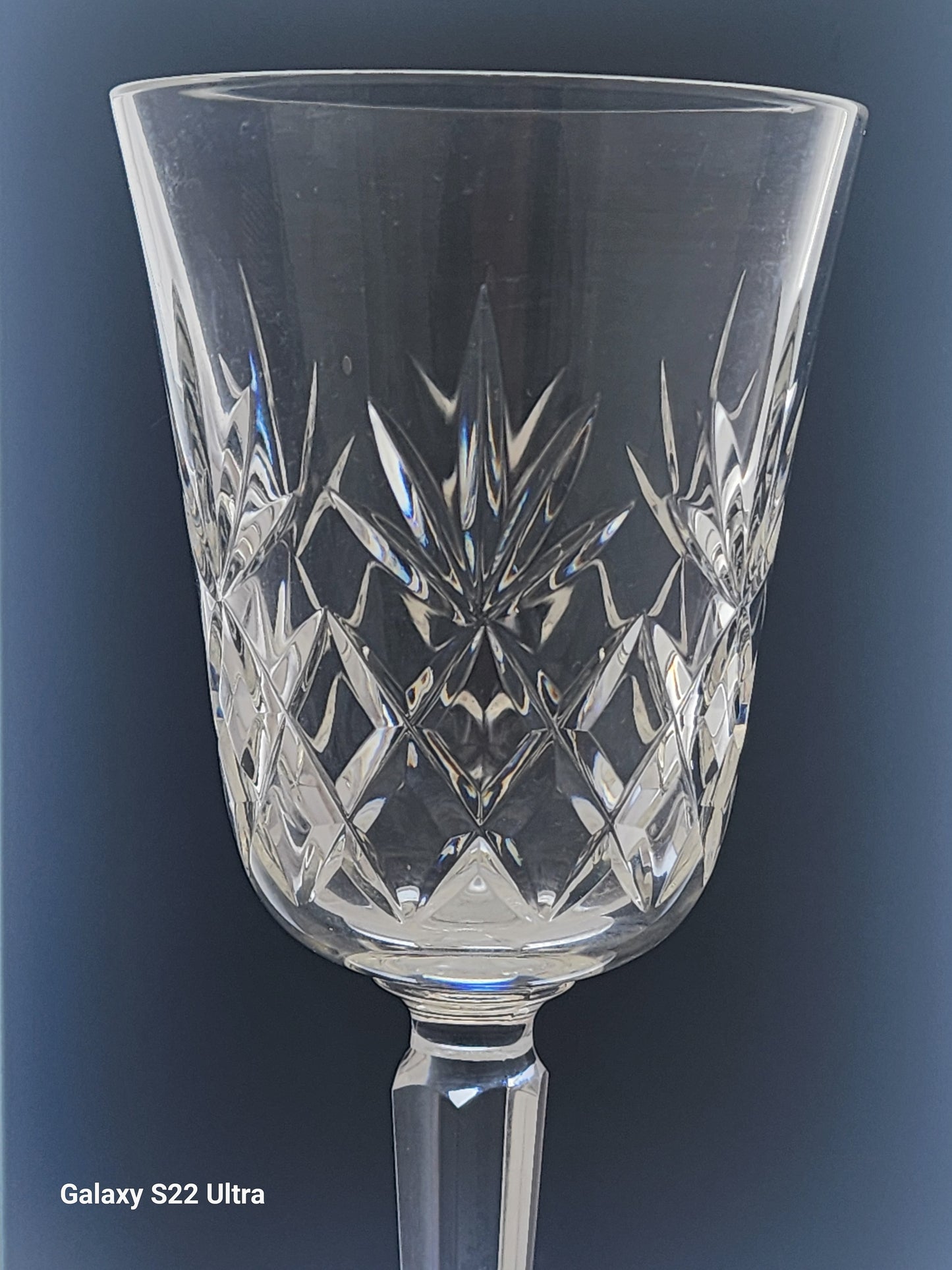 Lenox Cut glass Charleston wine Crystal