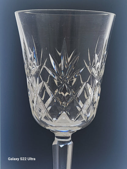 Lenox Cut glass Charleston wine Crystal