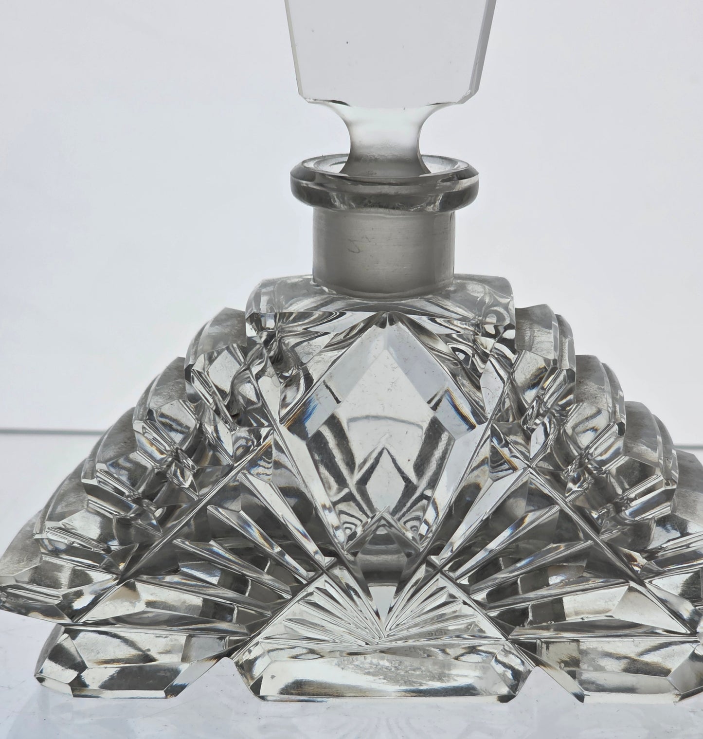 Cut Glass perfume bottle