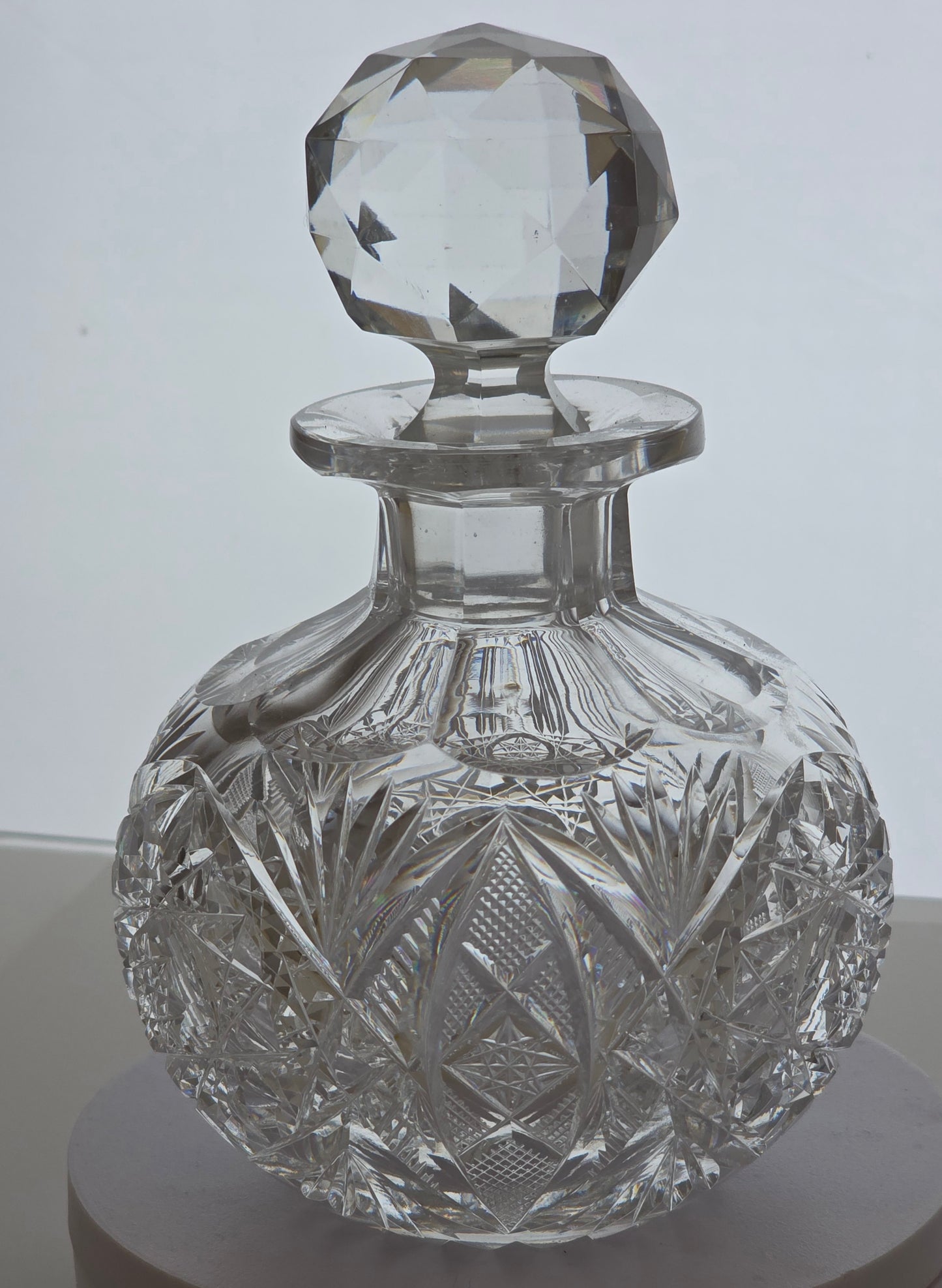 ABP cut Glass perfume bottle bob29