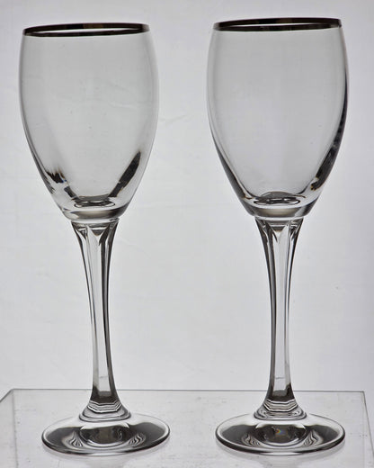 Gorham Crystal Andante tall Platinum wine