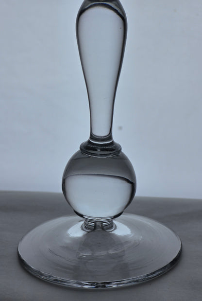 Hand Cut Glass compote