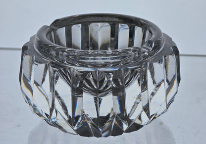 Signed Waterford crystal ashtray miter