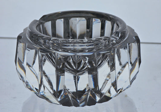 Signed Waterford crystal ashtray miter