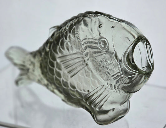 Vintage Opened mouth glass fish