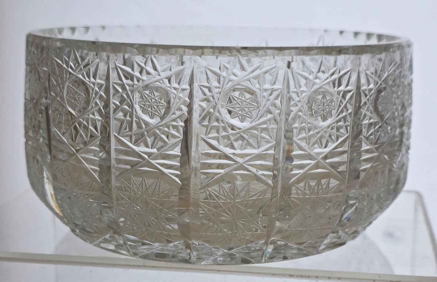 Crystal Cut Glass Bowl