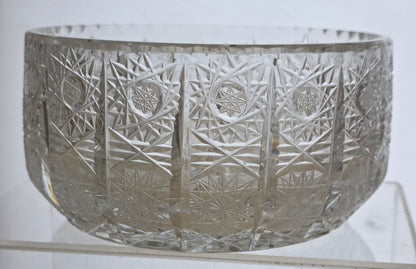Crystal Cut Glass Bowl