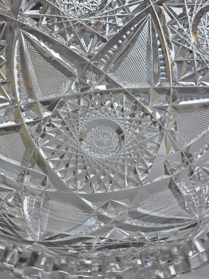 ABP cut glass Blackmere bowl American brilliant period 1886 -1915 PA1