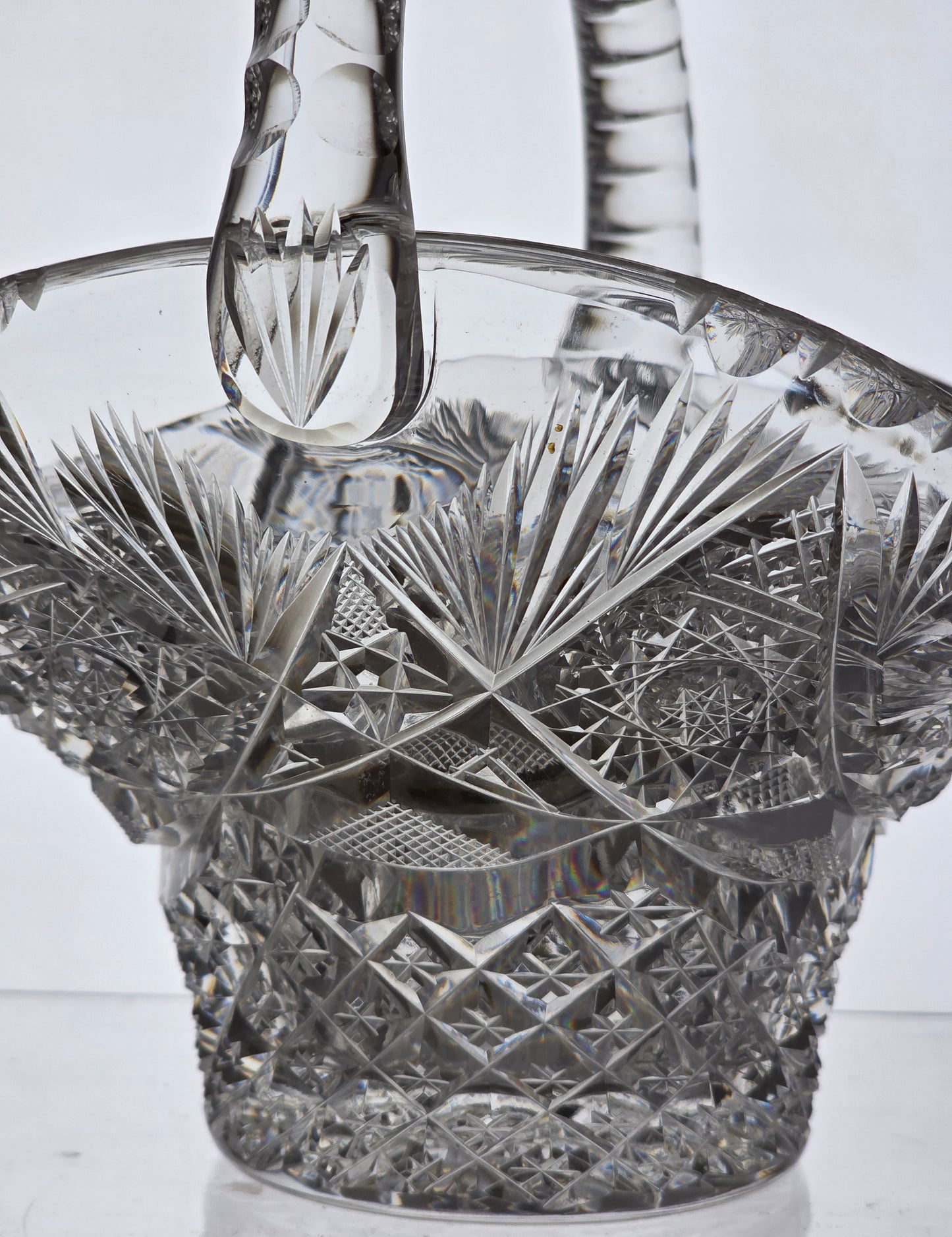 Hand cut ABP basket American Brilliant Antique