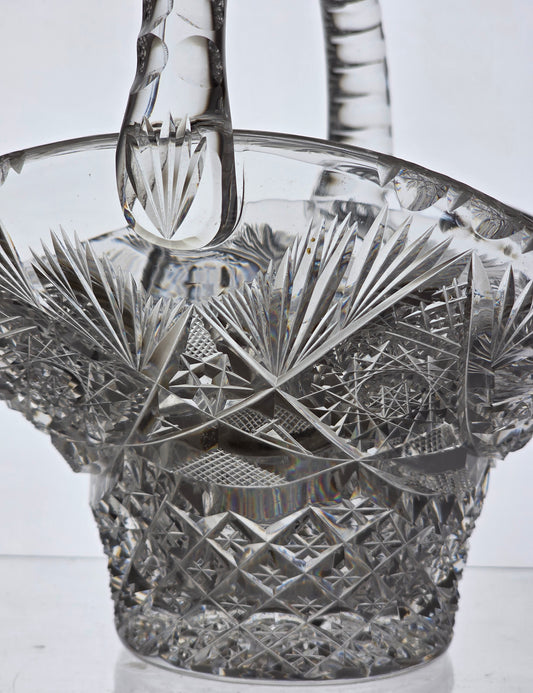Hand cut ABP basket American Brilliant Antique