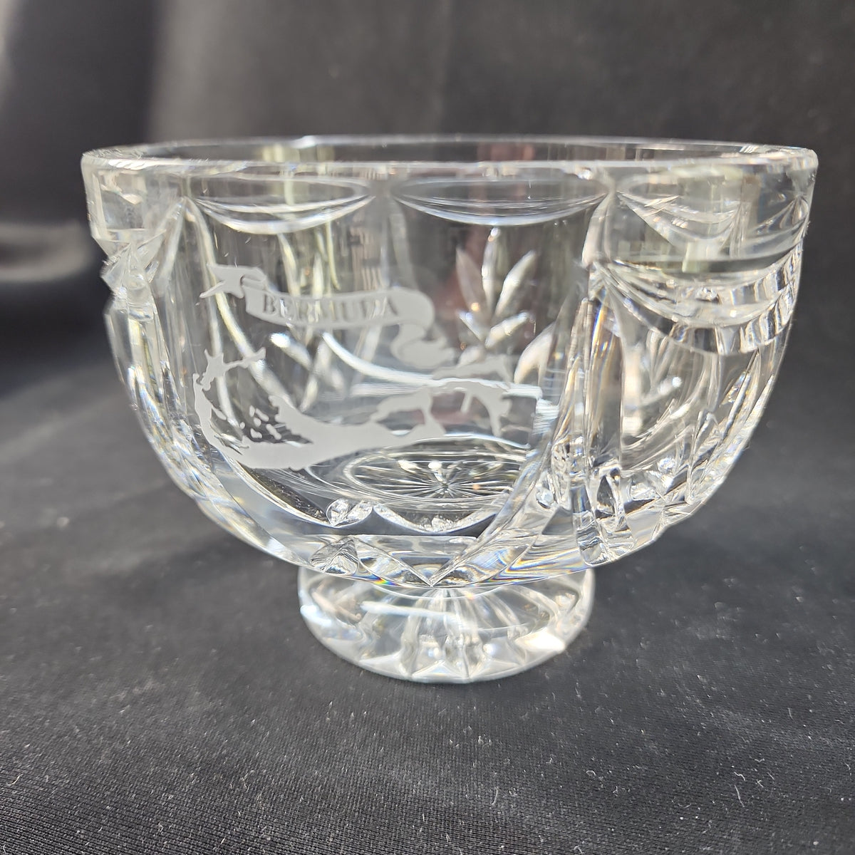 Signed Waterford CRYSTAL bowl pre-owned