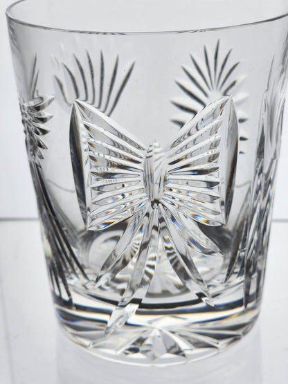 Signed Waterford double on rocks millennium tumbler Crystal 5 patterns