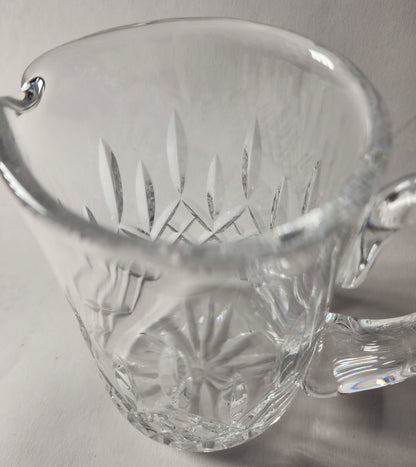 Signed Waterford Hand Cut crystal Lismore pitcher Irish Crystal