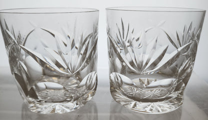 Signed Waterford single on rocks tumbler Crystal Ashling