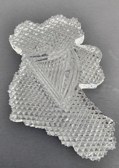 Waterford crystal Ireland shape paperweight