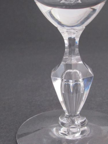 Cut Glass Signed Tiiffin water goblet - O'Rourke crystal awards & gifts abp cut glass