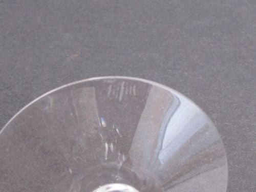 Cut Glass Signed Tiiffin water goblet - O'Rourke crystal awards & gifts abp cut glass