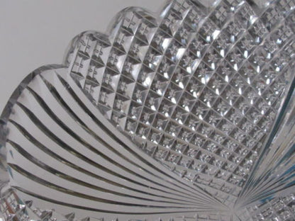 Antique Cut Glass dish from the American Brilliant period, ABP - O'Rourke crystal awards & gifts abp cut glass