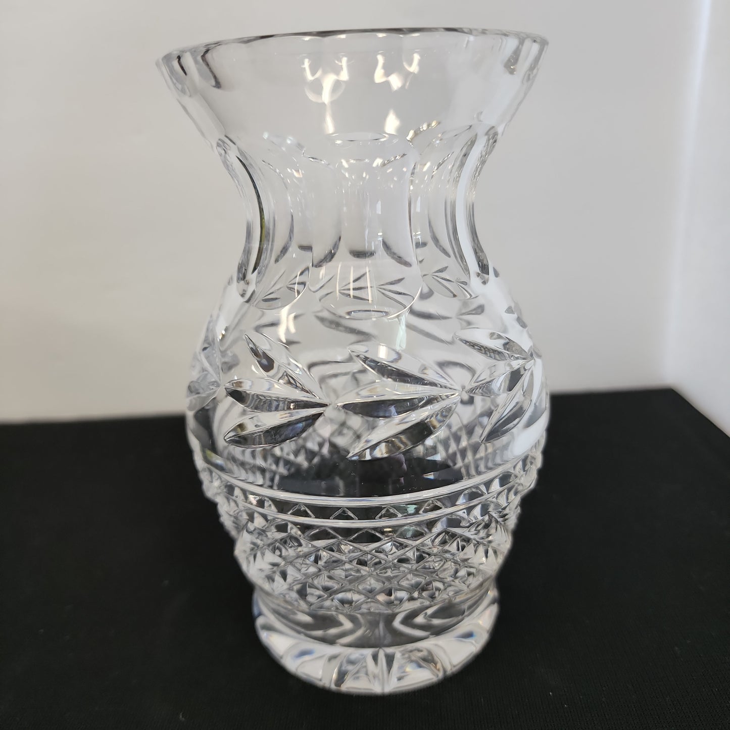Galway crystal Signed glass vase