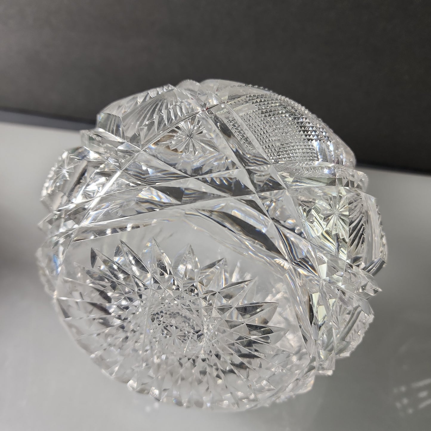 ABP Carafe American Brilliant Period hand Cut Glass Dorflinger