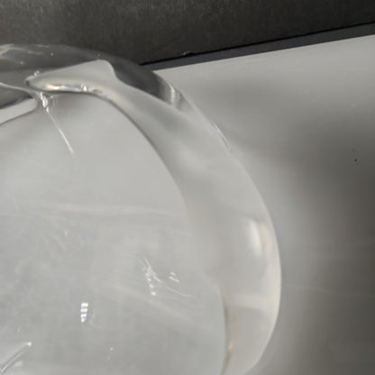 Signed Lenox Dolphin glass bowl Crystal