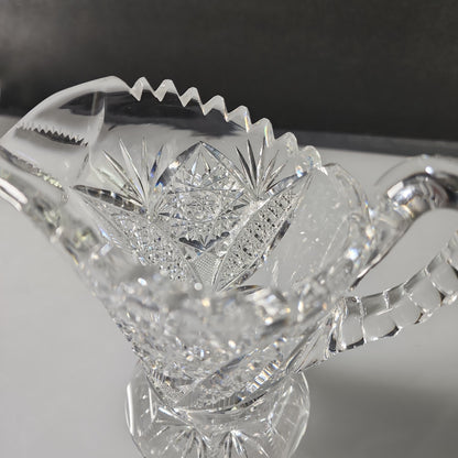 Tuthill American Brilliant Period hand creamer Signed