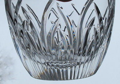 Cut glass Crystal candy jar Saratoga  Made in USA Mt Pleasant PA - O'Rourke crystal awards & gifts abp cut glass