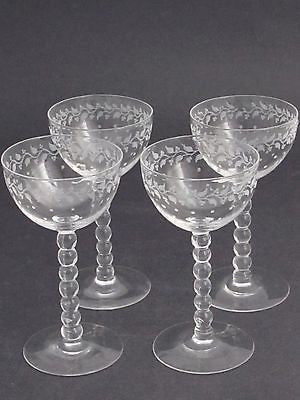 Copper wheel etched stems glass Hand cut - O'Rourke crystal awards & gifts abp cut glass