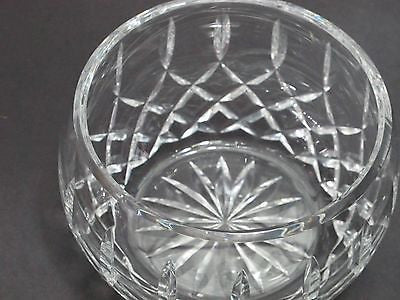 Hand cut glass bowl, 24% lead crystal Great gift or award customize hand polish - O'Rourke crystal awards & gifts abp cut glass