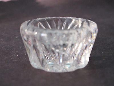 ABP  American Brilliant Period hand Cut Glass salt dip - O'Rourke crystal awards & gifts abp cut glass