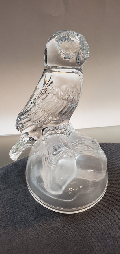 Crystal owl on branch