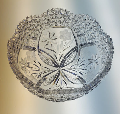CUT GLASS BOWL Antique