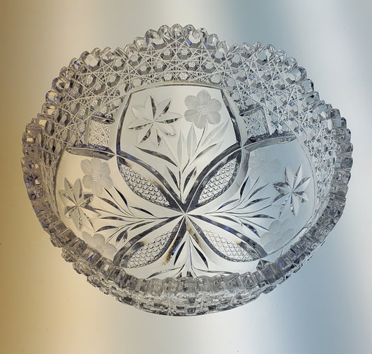 CUT GLASS BOWL Antique
