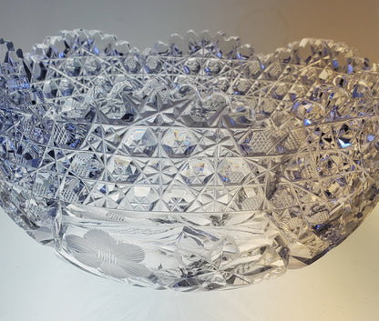 CUT GLASS BOWL Antique