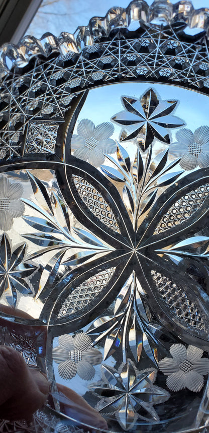 CUT GLASS BOWL Antique