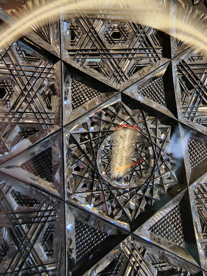 Cut glass signed Hoare dish Restored