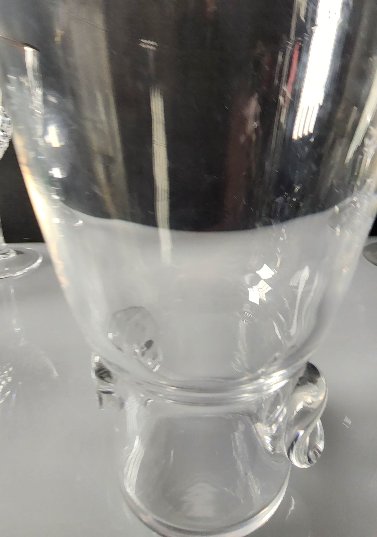 Steuben Signed vase Glass 7.75"