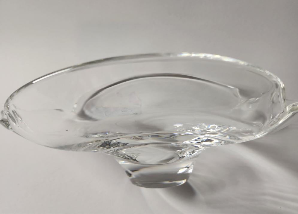 Steuben Signed  oval Glass bowl