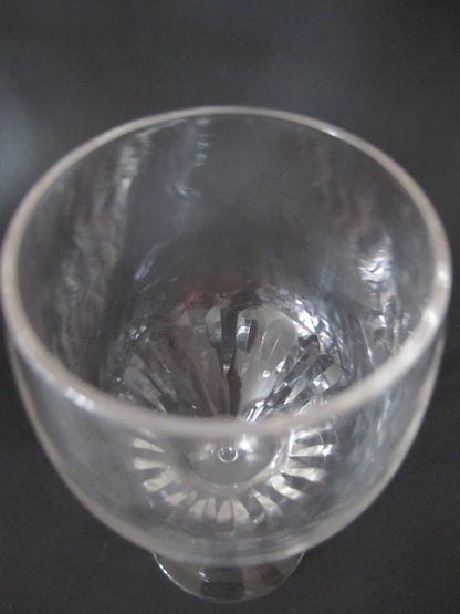 Lenox  Cut glass Radiance wine Crystal  Made in USA Mt Pleasant PA  mouth blown - O'Rourke crystal awards & gifts abp cut glass