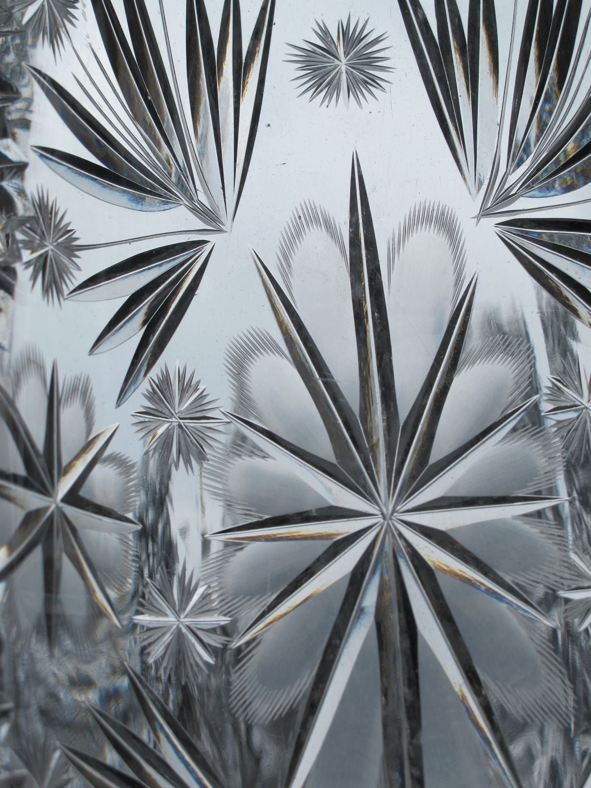 American Brilliant Period hand Cut Glass  celery - O'Rourke crystal awards & gifts abp cut glass