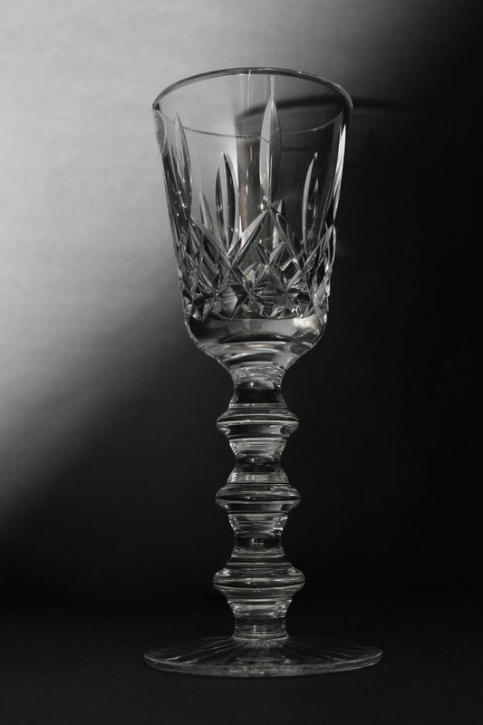 Hand Cut Crystal Chalice Signed O'Rourke - O'Rourke crystal awards & gifts abp cut glass
