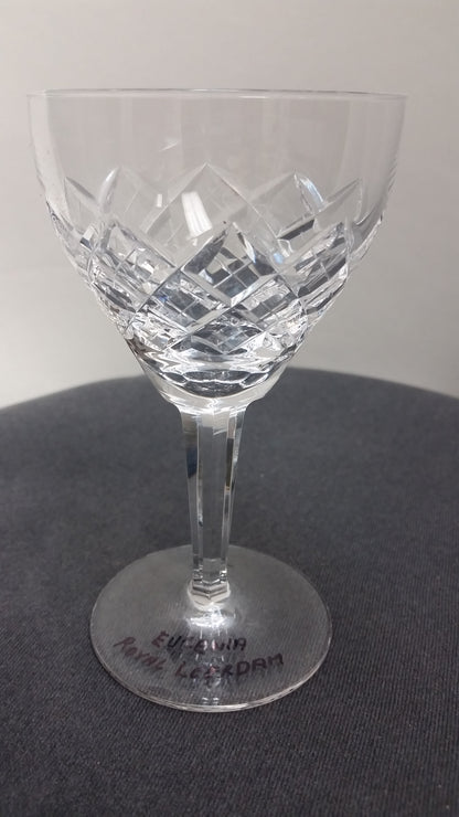 Eugenia Royal Leerdam wine glasses - O'Rourke crystal awards & gifts abp cut glass