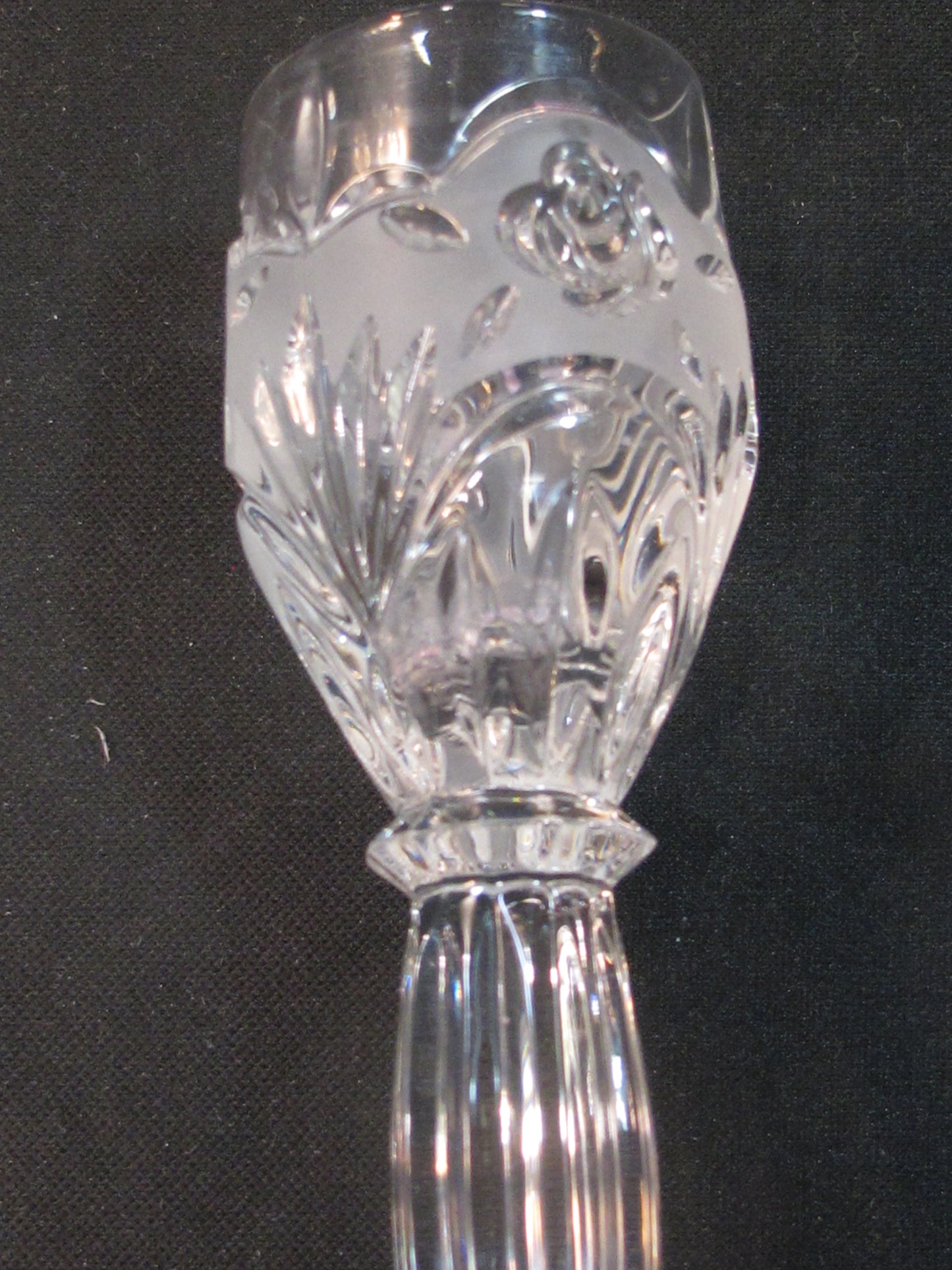 Candle sticks Pair Crystal