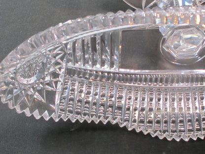 ABP Cut Glass Pedestal celery