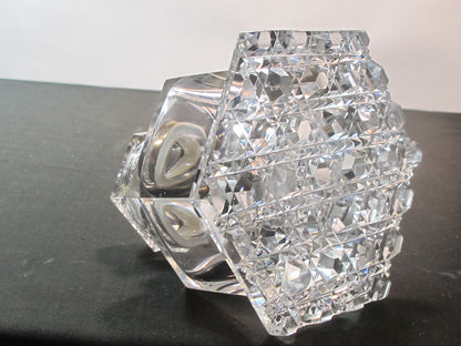 Cut Glass Inkwell Antique