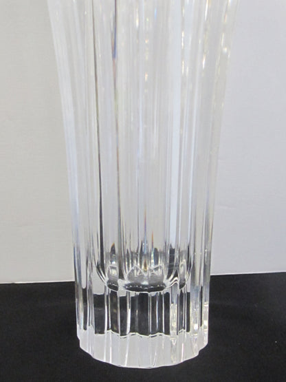 Pressed glass vase Heavy