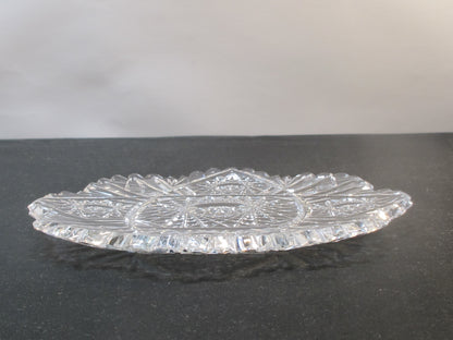 ABP Cut glass dish antique