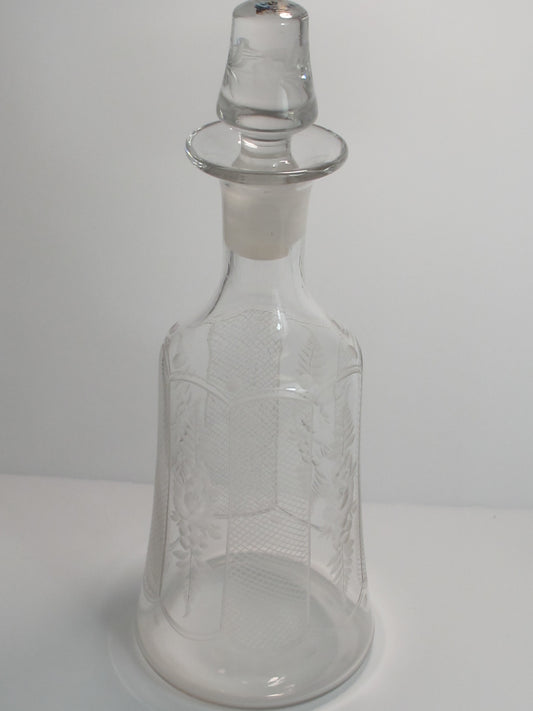 Westmoreland Glass Antique cut & engraved glass Decanter