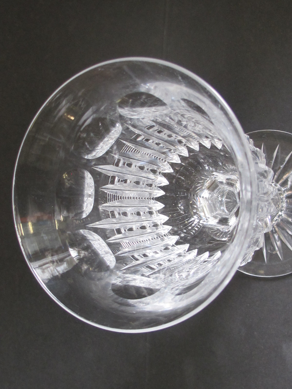 Sinclaire ABP cut glass Goblet